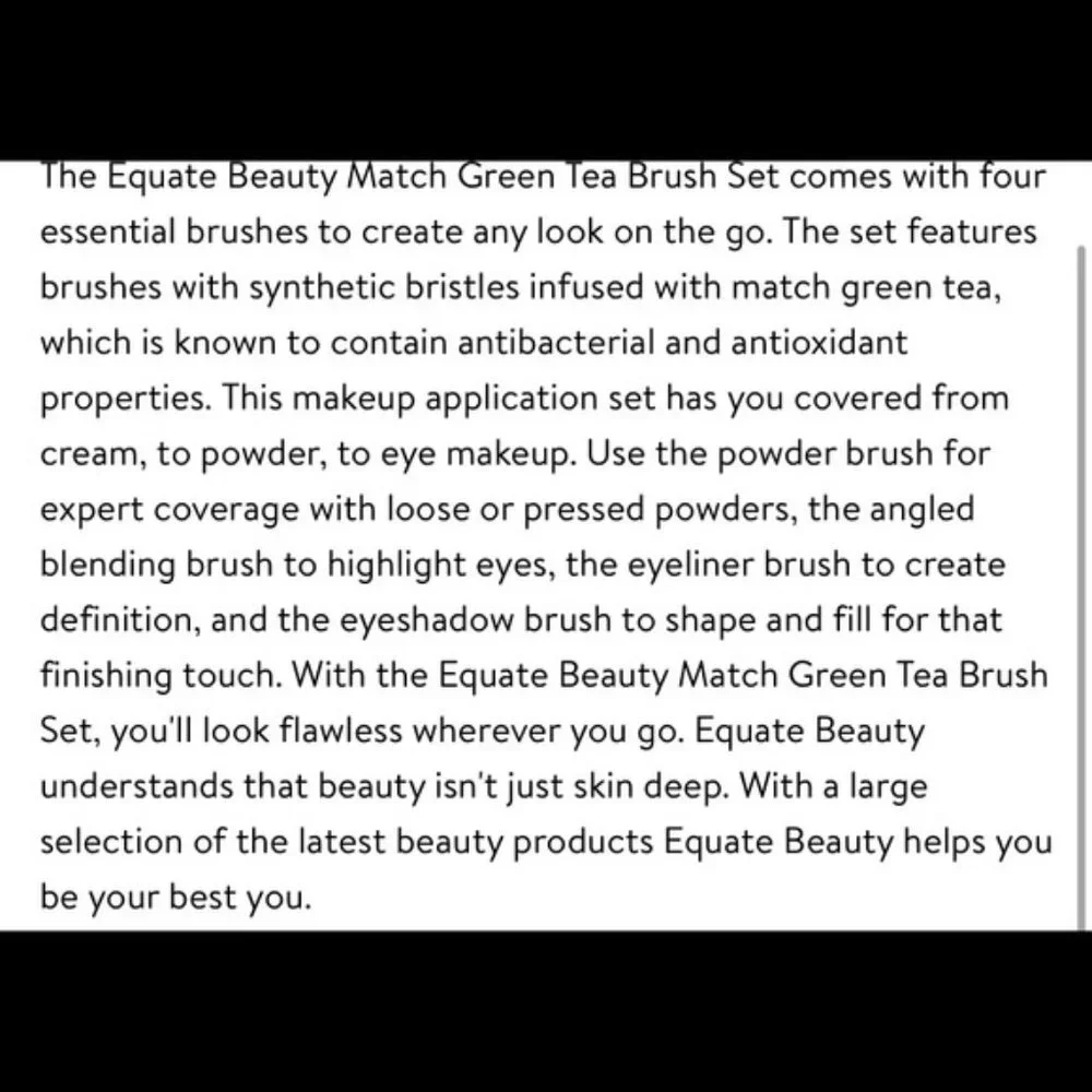MATCHA GREEN TEA BRUSH SET NEW!!